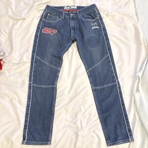 Trust Jeans Men’s 34x34 skinny jeans Graffiti ￼ Blue enim Dark Wash